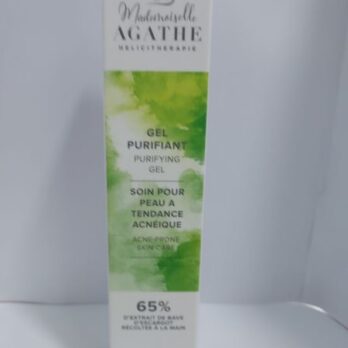 Gel Purifiant à la bave d’escargot – Soin pour peau a tendance acnéique – mademoiselle AGATHE – 50 ml