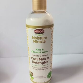 Lait hydratant et démêlant – MOISTURE MIRACLE – AFRICAN PRIDE – 354 ml