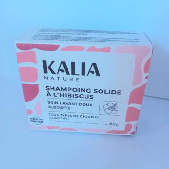 Shampoing solide à l’hibiscus – KALIA NATURE – 60 g